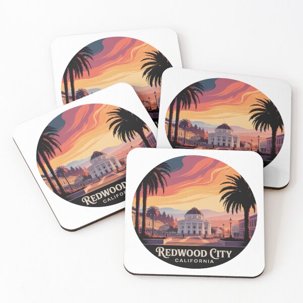 Item preview, Redwood City California: Landmark Sunset  designed and sold by CircinusStore.
