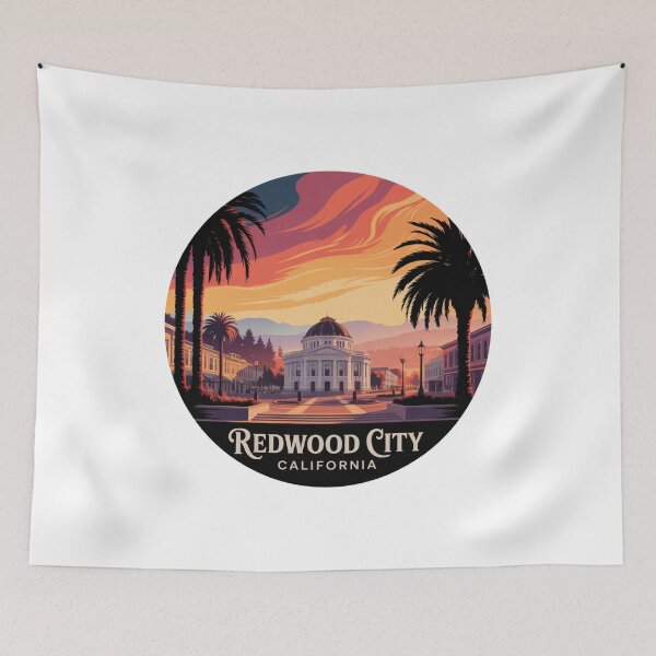 Item preview, Redwood City California: Landmark Sunset  designed and sold by CircinusStore.