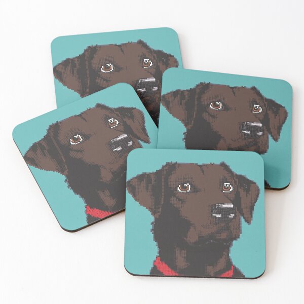 Item preview, Aesthetic Pixel Labrador  Soft Cozy Dog Design designed and sold by Pixel8Prints.