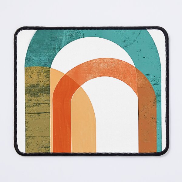 Item preview, Boho Teal-Green, Orange, And Yellow Designs Abstract designed and sold by DEC02.