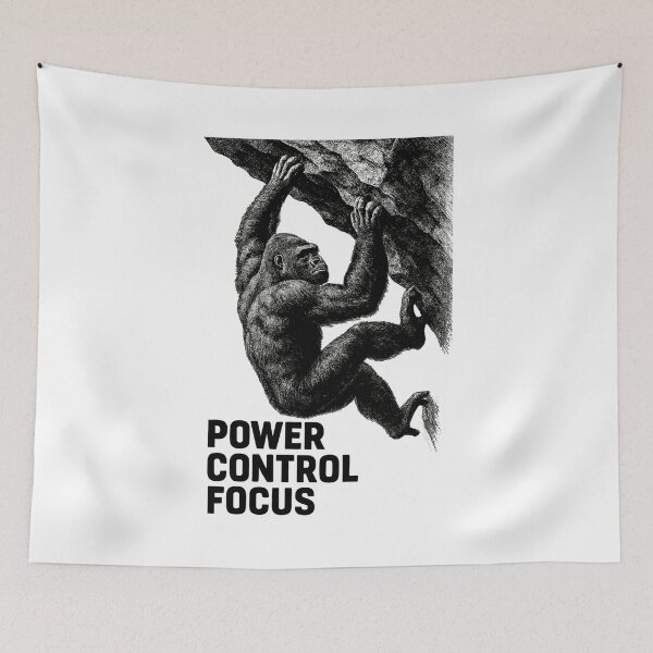 Item preview, Gorilla Bouldering: Power Control Focus Design designed and sold by Pineapple-Tree.