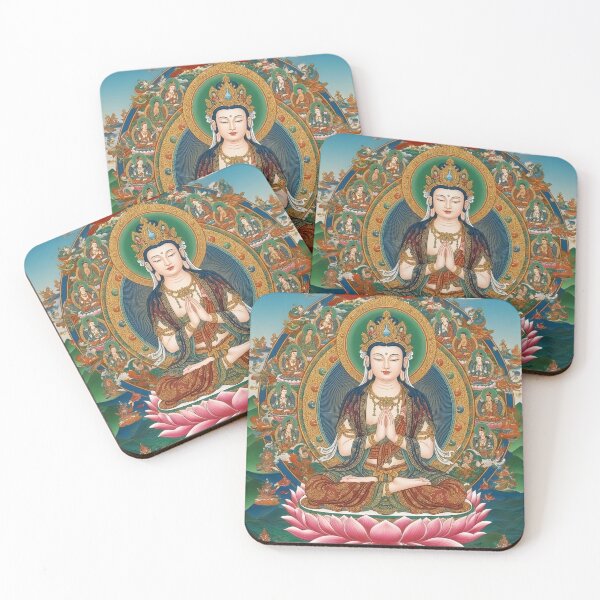 Item preview, Mahasthamaprapta Bodhisattva Sukhavati Mandala designed and sold by Black Cat Matters.