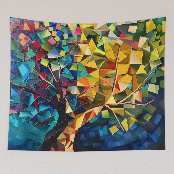 Item preview, Colorfully Vibrant Tree Of Life Swirling Design Art designed and sold by DEC02.