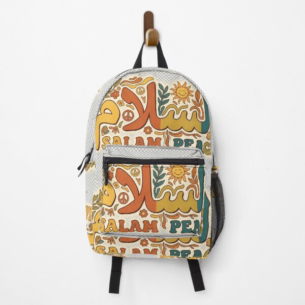 Item preview, Retro Groovy Salam Peace – Vintage 70s Arabic Typography designed and sold by KifKif-MA.