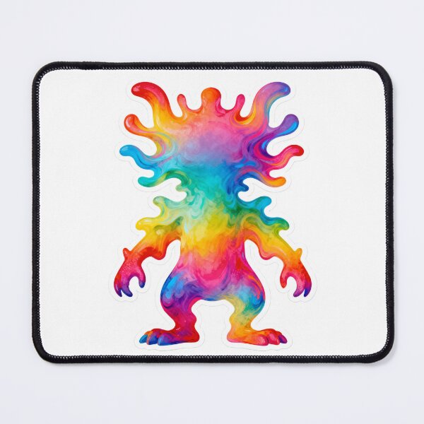 Item preview, Color Splash Monster – Abstract Neon Creature Paint Art Design designed and sold by PLUSHIWORLDtm.