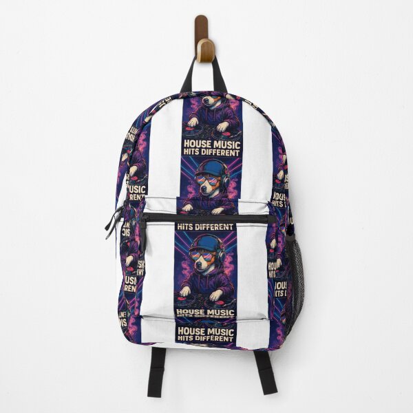 Item preview, House Music Hits Different DJ Jack Russell Style designed and sold by Pineapple-Tree.
