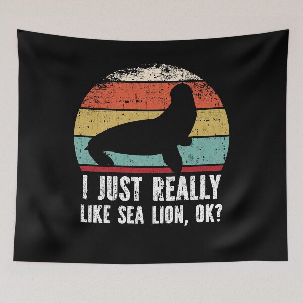 Item preview, Funny I Just Really Like sea lion OK designed and sold by GabbyKash.