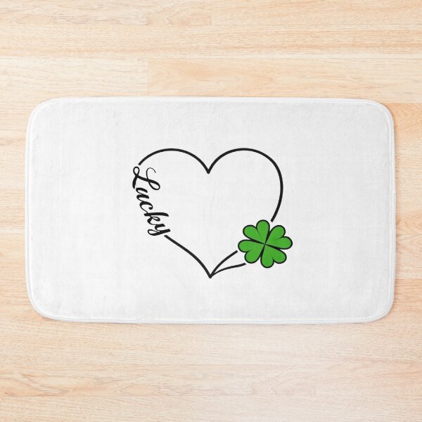 Item preview, Lucky Heart Clover – Minimalist Good Luck Design designed and sold by Ajwaj.