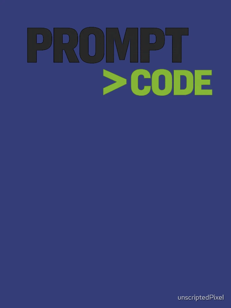 Thumbnail 4 of 4, Tank Top, Prompt Over Code AI Developer Typography designed and sold by unscriptedPixel.