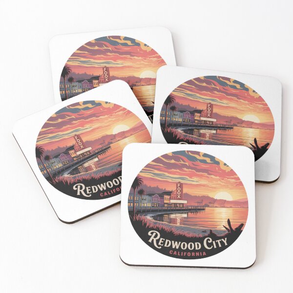 Item preview, Redwood City California: Waterfront Theater Sunset  designed and sold by CircinusStore.