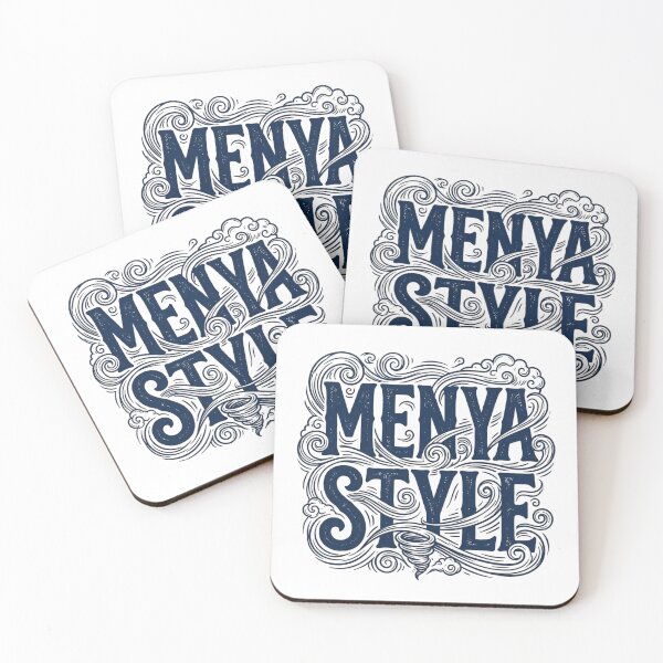 Item preview, Menya Style Vintage Wind Typography  designed and sold by Lordenzoo.