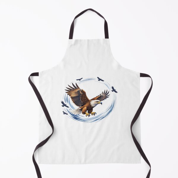 Item preview, Circular Flight of the Majestic Bald Eagle designed and sold by Joyfulfabric.