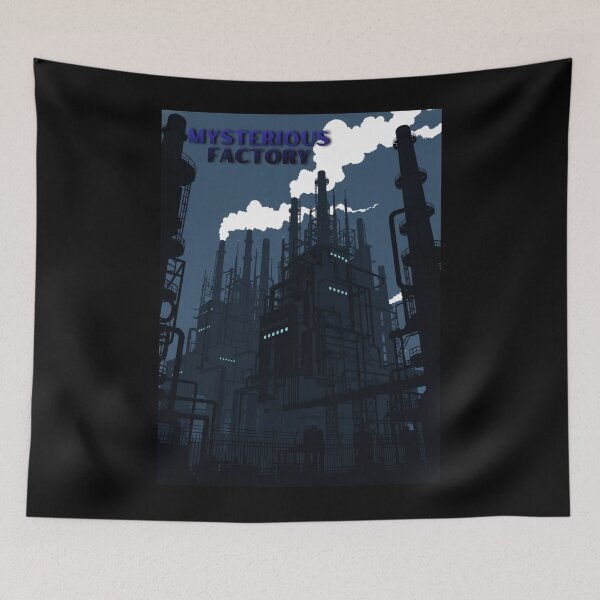 Item preview, Design of a 20th-century factory, in a comic or manga style designed and sold by Gamershop22025.