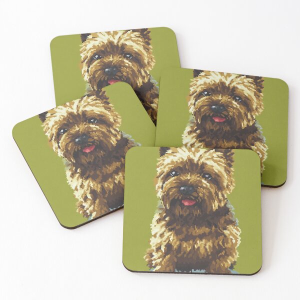 Item preview, Aesthetic Pixel Yorkshire Terrier  Soft Cozy Dog Design designed and sold by Pixel8Prints.