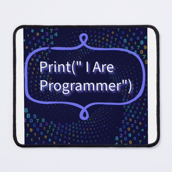 Item preview, I Are Programmer - Binary Background Syntax Error designed and sold by GUINewAlex.