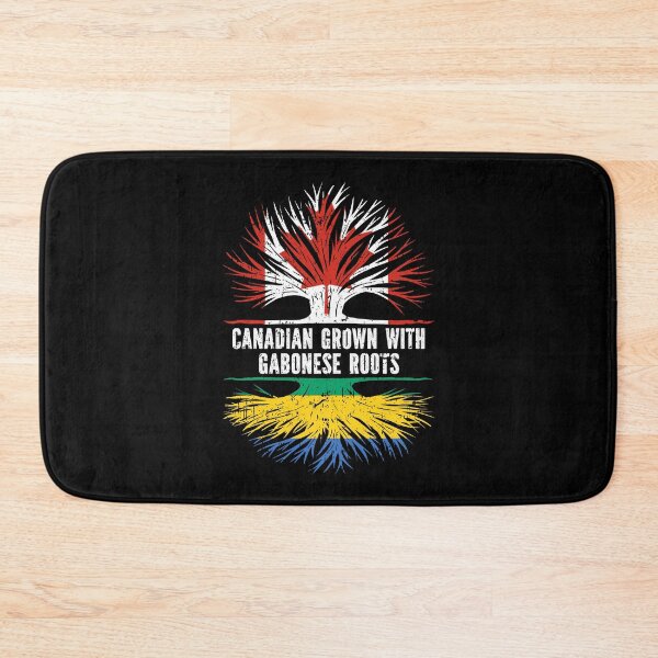 Item preview, Canadian Grown with Gabonese  Roots Canada Flag designed and sold by CosmoKitsch.