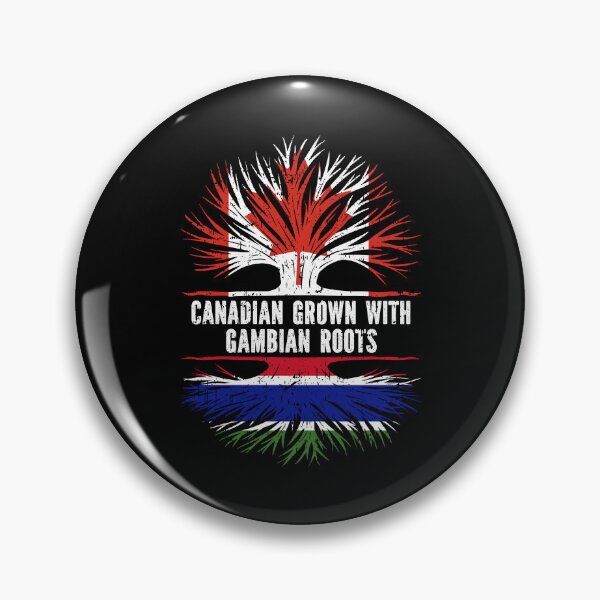 Item preview, Canadian Grown with Gambian Roots Canada Flag designed and sold by CosmoKitsch.