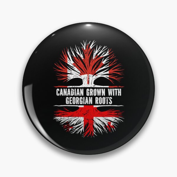 Item preview, Canadian Grown with Georgian Roots Canada Flag designed and sold by CosmoKitsch.