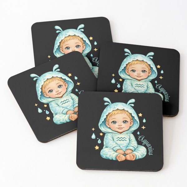 Item preview, Baby Aquarius Water Bearer – Cute Zodiac Baby, Little Aquarius Gift Idea designed and sold by Silaris Designs.
