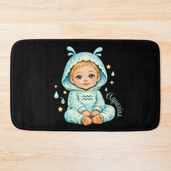 Item preview, Baby Aquarius Water Bearer – Cute Zodiac Baby, Little Aquarius Gift Idea designed and sold by Silaris Designs.