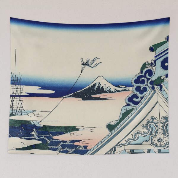Artikelvorschau, Asakusa Hongan-jitempel in der Osthauptstadt - Katsushika Hokusai entworfen und verkauft von themasters.