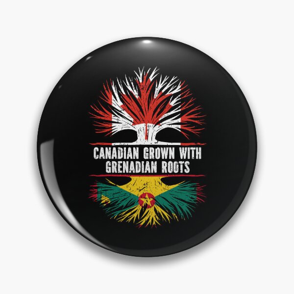 Item preview, Canadian Grown with Grenadian Roots Canada Flag designed and sold by CosmoKitsch.