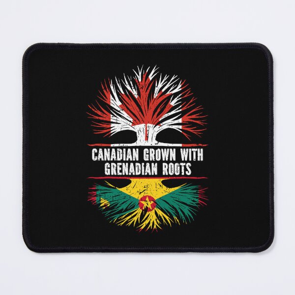 Item preview, Canadian Grown with Grenadian Roots Canada Flag designed and sold by CosmoKitsch.
