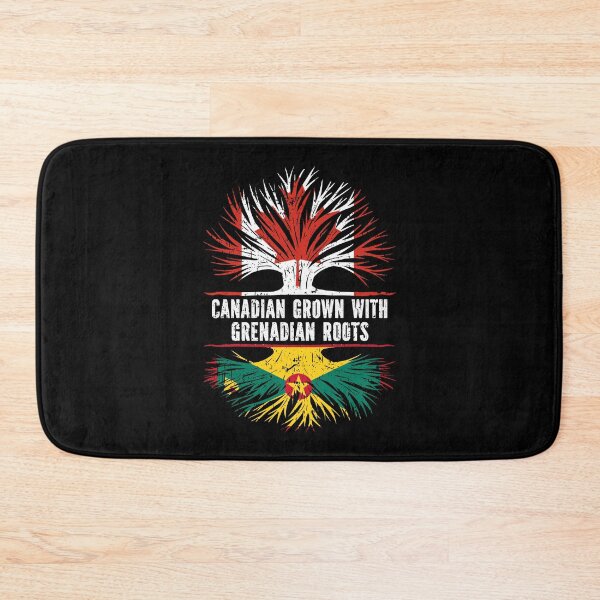 Item preview, Canadian Grown with Grenadian Roots Canada Flag designed and sold by CosmoKitsch.