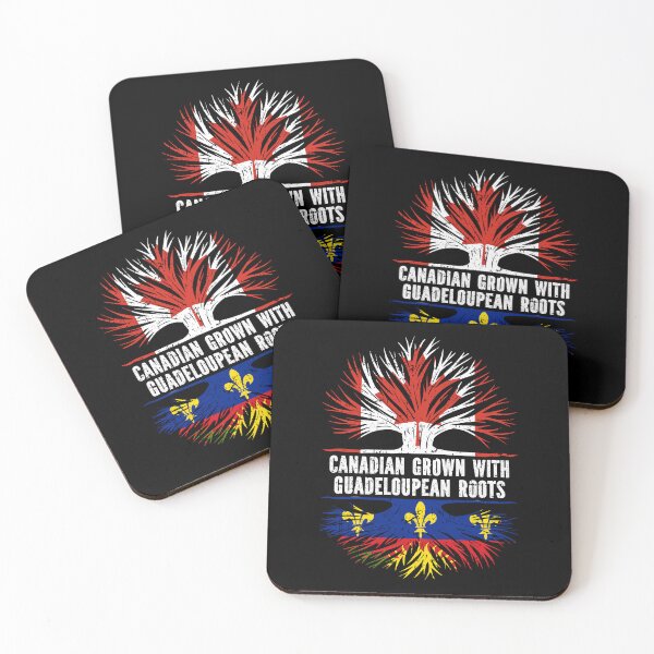 Item preview, Canadian Grown with Guadeloupean Roots Canada Flag designed and sold by CosmoKitsch.