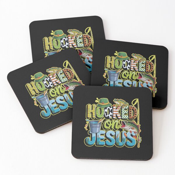 Item preview, Hooked On Jesus Christian Faith Fishing  designed and sold by WoodburyLake.