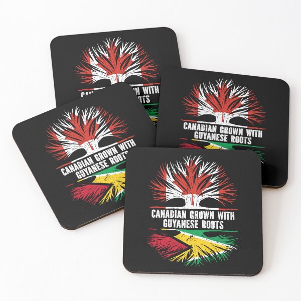 Item preview, Canadian Grown with Guyanese Roots Canada Flag designed and sold by CosmoKitsch.