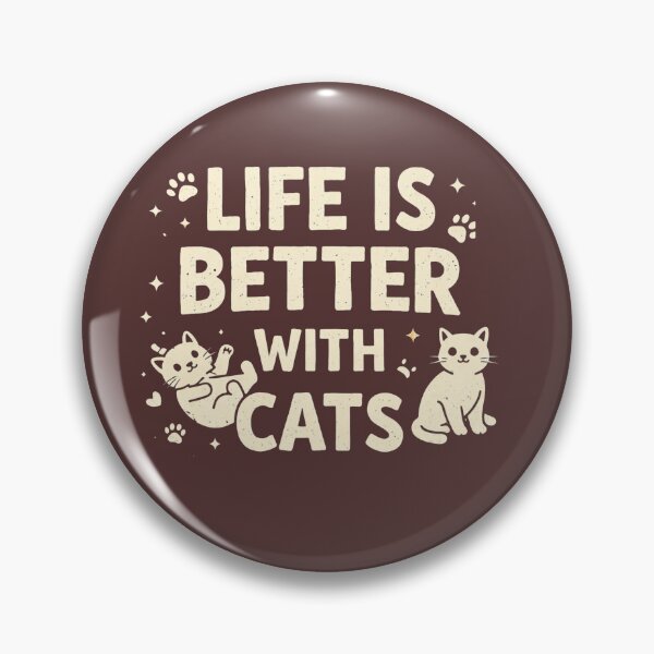Item preview, Life Is Better With Cats Quote designed and sold by Hoffmann-Shop.