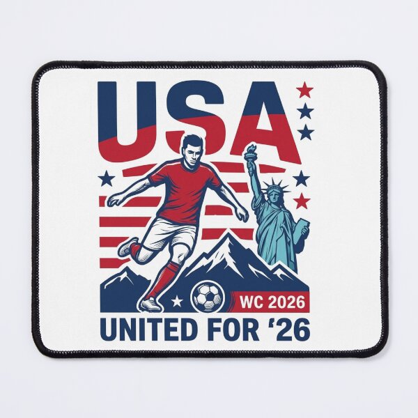 Item preview, USA Soccer 2026 - United For '26 Liberty & Mountains designed and sold by TicoInk.