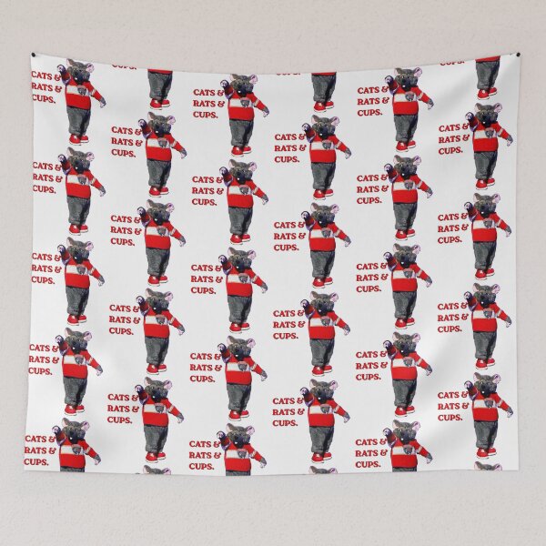 Item preview, Cats & Rats & Cups designed and sold by pumasnoop designs.