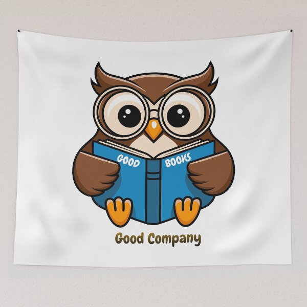 Item preview, Good Books Good Company. designed and sold by Dinasshop.