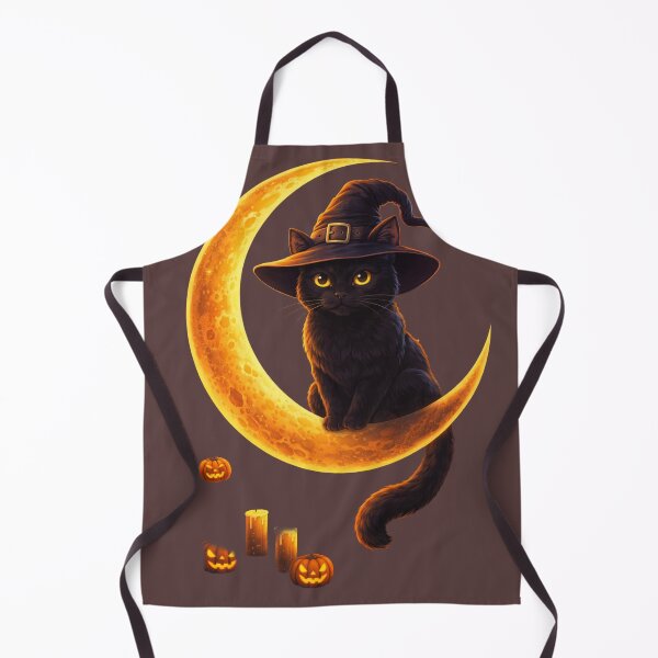 Item preview, Witchy Black Cat Moon Halloween designed and sold by Hoffmann-Shop.