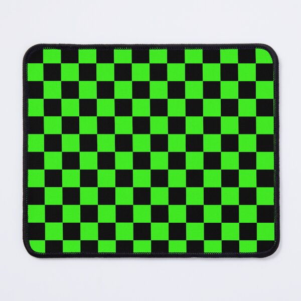 Item preview, Neon Green and Black Chequered Pattern designed and sold by Jeallan Designs.