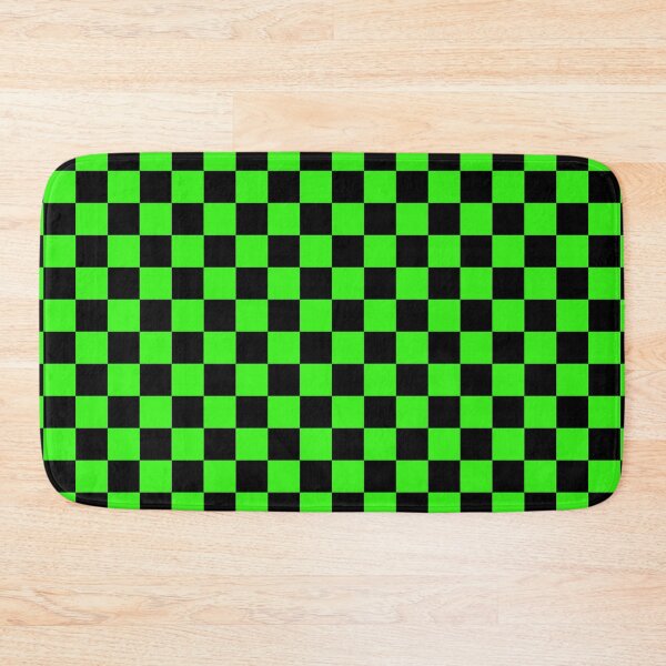 Item preview, Neon Green and Black Chequered Pattern designed and sold by Jeallan Designs.