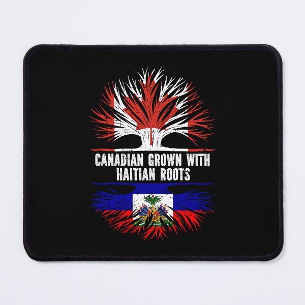 Item preview, Canadian Grown with Haitian Roots Canada Flag designed and sold by CosmoKitsch.