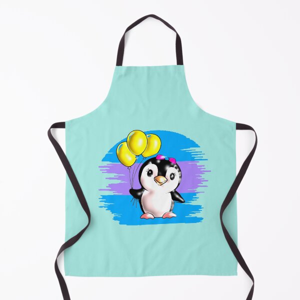 Item preview, Kawaii Penguin with Balloons Cute Design Adorable Animal Tender Original Gift designed and sold by AstronautMerch.