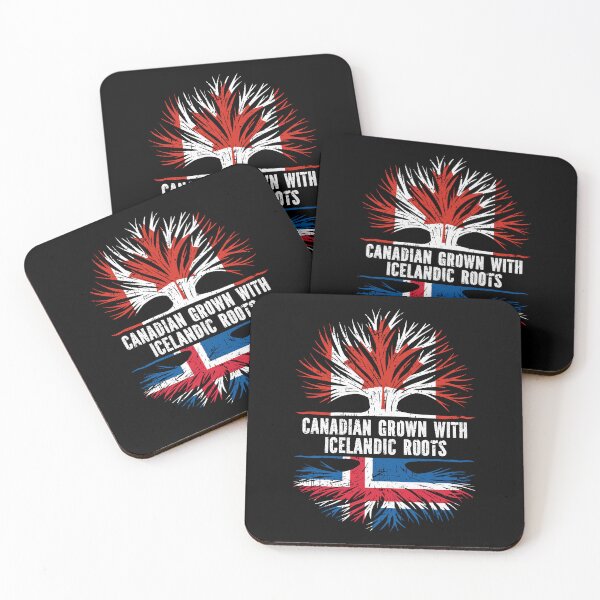 Item preview, Canadian Grown with Icelandic Roots Canada Flag designed and sold by CosmoKitsch.