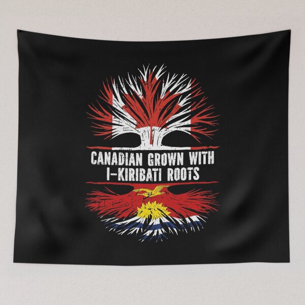 Item preview, Canadian Grown with I-Kiribati Roots Canada Flag designed and sold by CosmoKitsch.