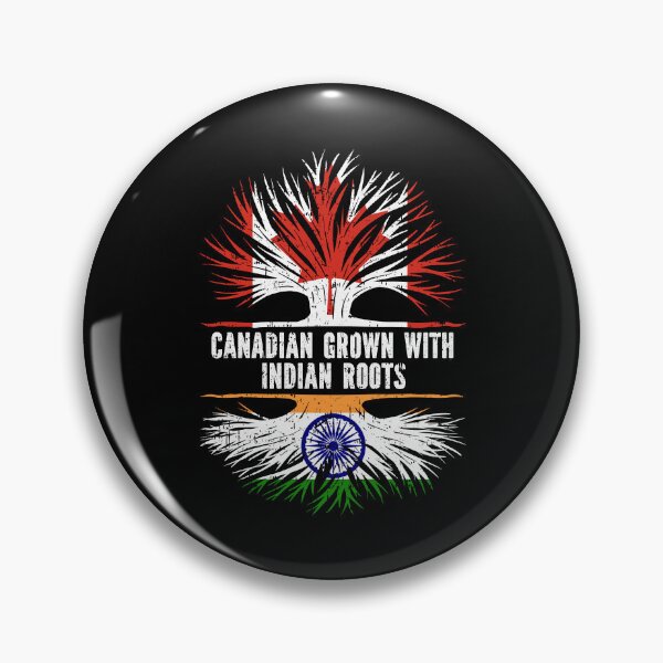Item preview, Canadian Grown with indian Roots Canada Flag designed and sold by CosmoKitsch.