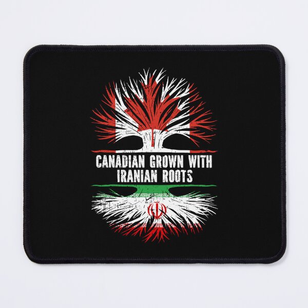 Item preview, Canadian Grown with Iranian Roots Canada Flag designed and sold by CosmoKitsch.