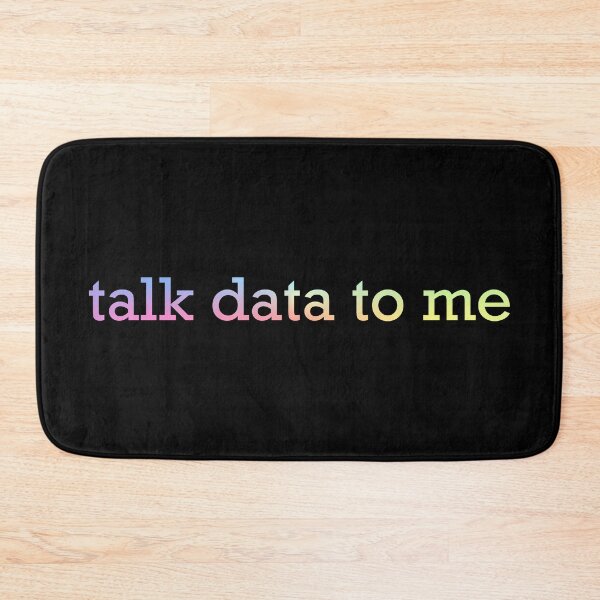 Item preview, Talk Data to Me Funny Statistics Analytics Science Gift designed and sold by ScienceCorner.