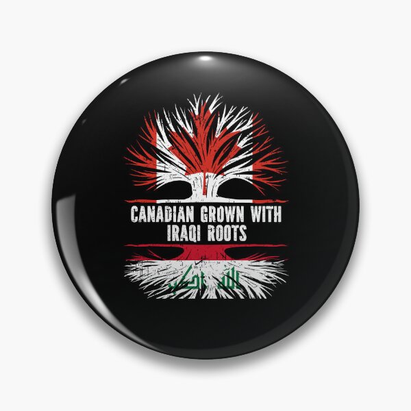 Item preview, Canadian Grown with Iraqi Roots Canada Flag designed and sold by CosmoKitsch.