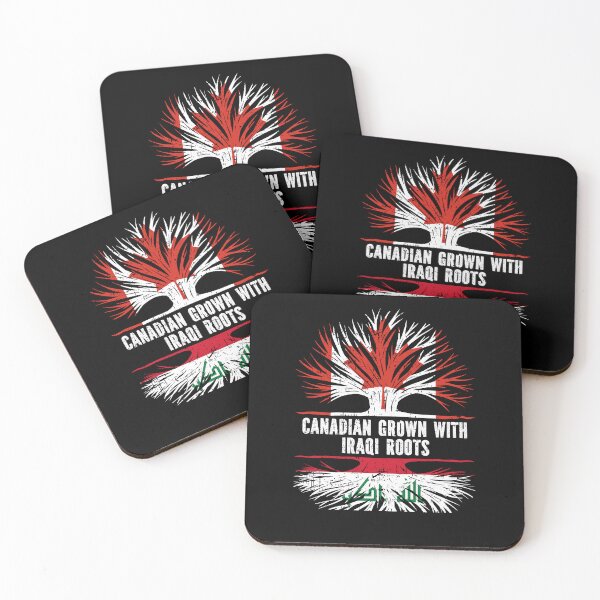 Item preview, Canadian Grown with Iraqi Roots Canada Flag designed and sold by CosmoKitsch.