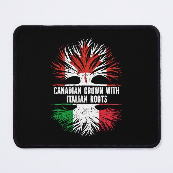 Item preview, Canadian Grown with Italian Roots Canada Flag designed and sold by CosmoKitsch.