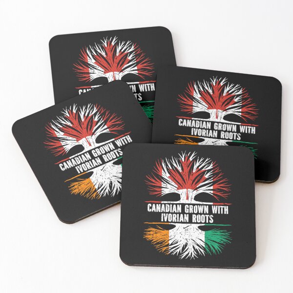 Item preview, Canadian Grown with Ivorian Roots Canada Flag designed and sold by CosmoKitsch.