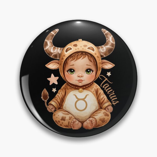 Item preview, Baby Taurus Bull – Cute Zodiac Baby, Little Taurus Gift Idea designed and sold by Silaris Designs.